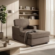 Modern Fotel Barnás-Bézs Színben. NEO