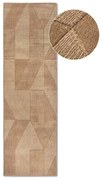 Bézs kézi szövésű gyapjú futószőnyeg 80x250 cm Ursule – Villeroy&amp;Boch