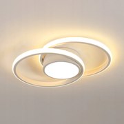 Led Mennyezeti Lámpa Csillár Fehér Plafon Modern Hálószobába 3000K 42W