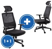 Falco irodai szék 1 + 1 INGYENES, fekete