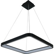 Brilagi - LED dimmelhető kábeles csillár FALCON SLIM LED/50W/230V 50x50 cm fekete + távirányító