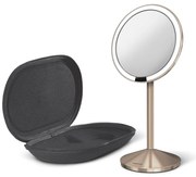 Kozmetikai tükör világítással-nagyítós (tízszeres) ø 12 cm Travel – simplehuman