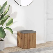 tárolópad kézműves tölgy 42 x 42 x 45 cm szerelt fa