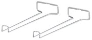 Fali acél borospohár tartó készlet 2 db-os Rail - Metaltex