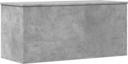 vidaXL betonszürke szerelt fa tárolóláda 100x42x46 cm