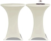 Állandó Asztali Burkolat Ø870 Krém Nyujtható 2 db