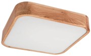 Lamkur Mennyezeti lámpa OAK SQUARE 4xE27/15W/230V 45x45 cm tölgy LA48888