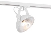Ipari sínspotlampa fehér, ezüst belsővel - Iconic Magnax