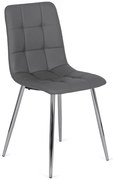 Szürke Eco-bőr Étkezőszék ENZO