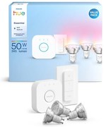 Philips Hue WACA kezdőkészlet 3xGU10/4,7W 2200-6500K + összekapcsoláshoz szükséges eszköz
