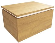 Fürdőszobaszekrény fedeles SAT Feel 60x30x46 cm mézes tölgy matt SATFEEL60DMDBEZ SATFEEL60DMDBEZ