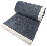 Szürke sherpa takaró 150x200 cm Island – My House