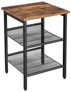 ELDUR kisasztal barna/fekete