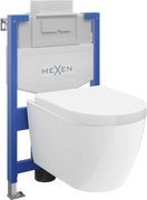 Mexen Fenix XS-U, süllyeszthető modul és falra szerelhető Rico WC, lassan süllyedő üléssel, fehér, 68530478000