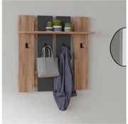 Fali fogas MITA 70x70 cm antracit/barna