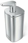 Simplehuman Pulse szappan- és fertőtlenítőszer-adagoló 295 ml, rozsdamentes acél, S
