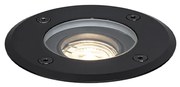 Modern kültéri talajszpot fekete 35 mm állítható IP65 - Delux