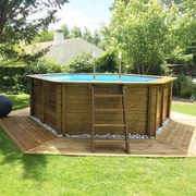 GRE TIMBER fa medence 4 x 1,19 m