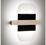 LED fali lámpa APRIL LED/6W/230V fehér/fekete