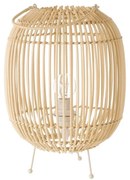 Natúr színű rattan asztali lámpa rattan búrával (magasság 30,5 cm) Natural Way – Casa Selección