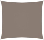tópszínű téglalap alakú oxford-szövet napvitorla 2 x 2,5 m