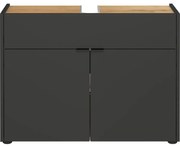 Antracitszürke mosdó alatti szekrény 80x60 cm Forano – Germania