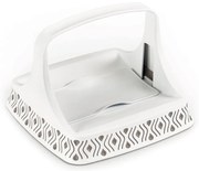 STEFANPLAST Lapos szalvétatartó Tosca fehér/világosszürke