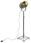 Ipari állólámpa bronz zölddel 140 cm - Byron