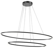 Redo 01-3343 - LED fényerőszabályozható kábeles csillár LEO LED/115W/230V fekete