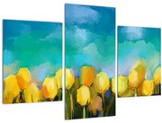 Sárga tulipán képe (90x60 cm)