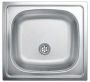 Metalac Quadró 60 egymedencés Inox Mosogatótálca