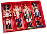 Fa karácsonyfadísz készlet 4 db-os 12,5 cm – Dakls