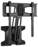 MK FLORIA MKF-21DM647-Falra szerelhető TV-tartó forgatható csuklóval 70" fekete +távirányítóval