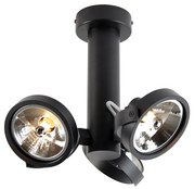 Modern fekete, állítható 3-lámpás spotlámpa - Goes