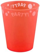 Orange Fluorescent, Narancssárga micro prémium műanyag pohár 250 ml