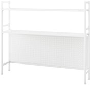 WENDY fém íróasztali feltét, 1150 x 980 x 220 mm, fehér