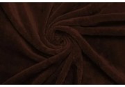 Mikroplüss lepedő sötétbarna, 180 x 200 cm, 180 x 200 cm