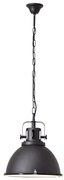 Brilliant - Láncos csillár JESPER GLAS 1xE27/60W/230V fekete