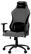Gamer szék hintamechanikával, szürke szövetkárpittal. KA-F12 GREY2