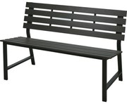 Atlanta kerti fémpad, 125 x 60 x 81 cm ,polywood