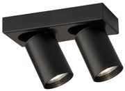 Shilo 7972 - Spotlámpa TARUMI 2xGU10/15W/230V fekete