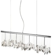 Kolarz 104.87.5 - Kristály csillár zsinóron STRETTA 7xG9/40W/230V fényezett króm