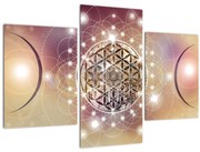 Kép - Mandala elemekkel (90x60 cm)