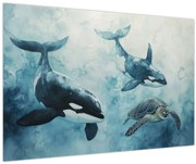 Kép - Víz alatti festmény (90x60 cm)