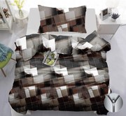 Pamut ágynemű VAREON barnásszürke Ágyneműhuzat mérete: 70 x 90 cm | 140 x 200 cm