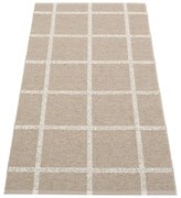 Bézs kültéri-beltéri futószőnyeg 70x150 cm Ada Dark Linen – Pappelina