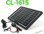 Univerzális Napelemes Töltő 6V 9V 12V Akkuk töltésére Autó Akkumulátort is Tölt Napelem 16V 15W