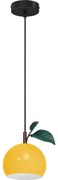 Csillár zsinóron APPLE 1xE27/15W/230V sárga