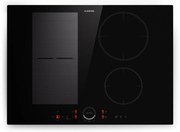 Klarstein Delicatessa 70 Hybrid, beépített indukciós főzőlap, 4 zóna, 7000 W, üvegkerámia