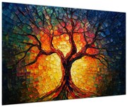 Kép - Az élet fája mozaikban (90x60 cm)